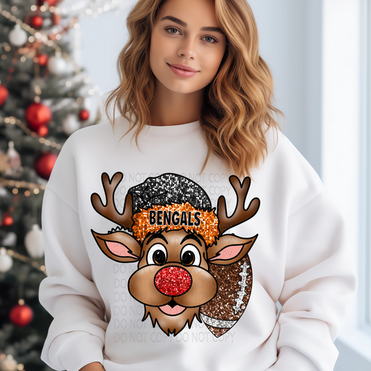 Cincinnati Reindeer DTF & Sublimation Transfer