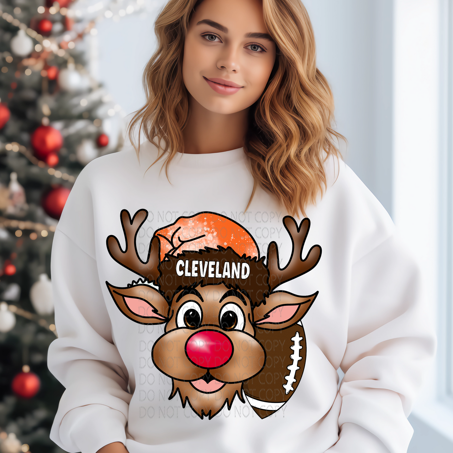 Cleveland Reindeer DTF & Sublimation Transfer