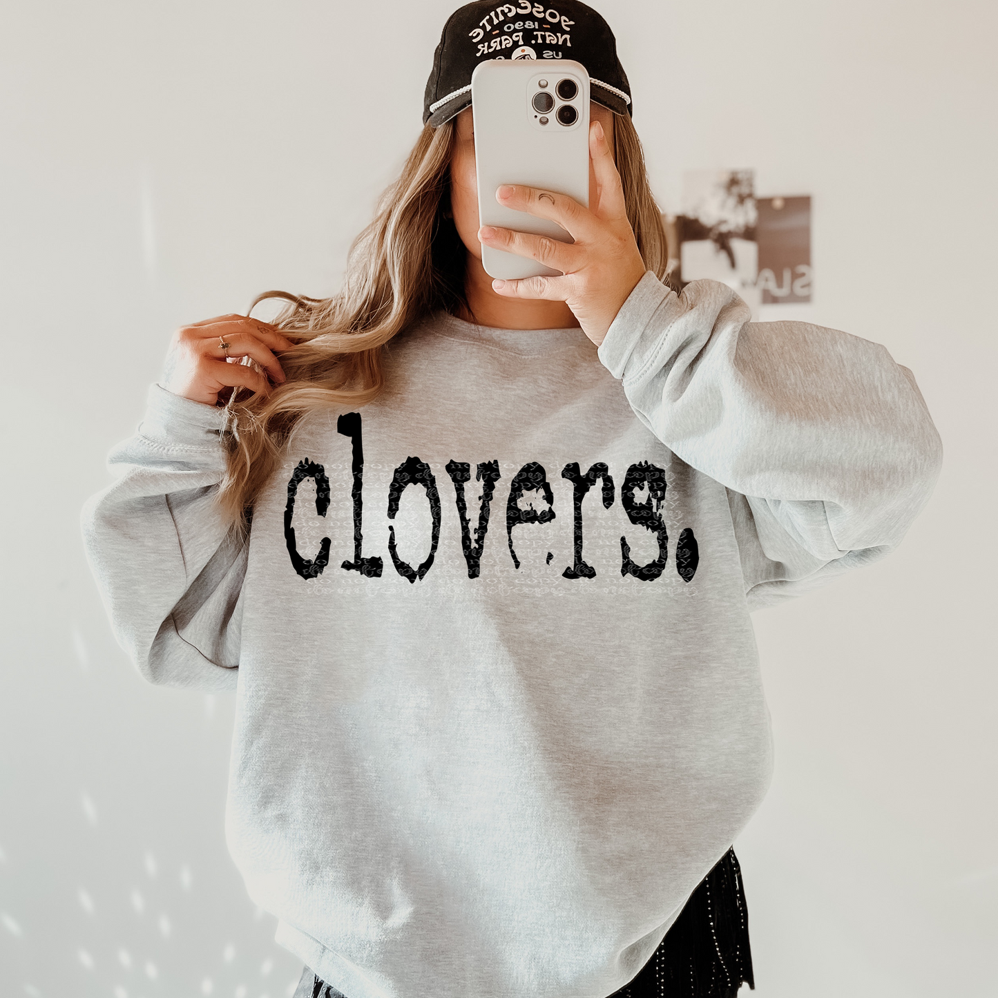 Clovers Typography DTF & Sublimation Transfer