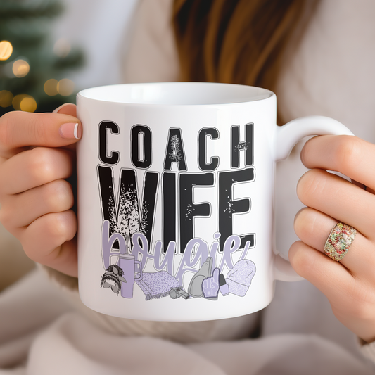 Coach Wife Bougie (matches shirt) UV DTF Transfer