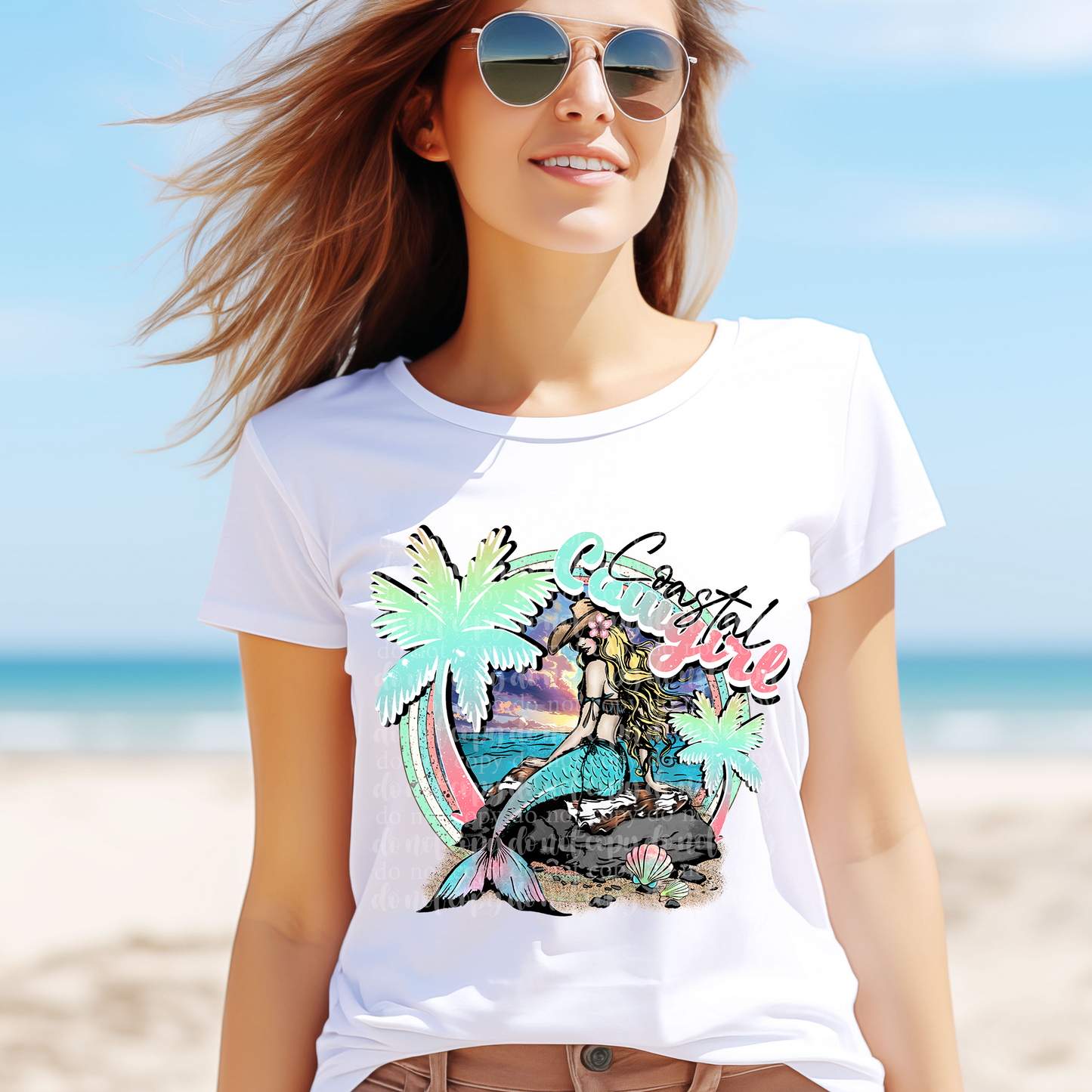 Coastal Cowgirl DTF & Sublimation Transfer