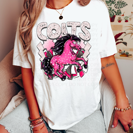 Preppy Colts DTF & Sublimation Transfer