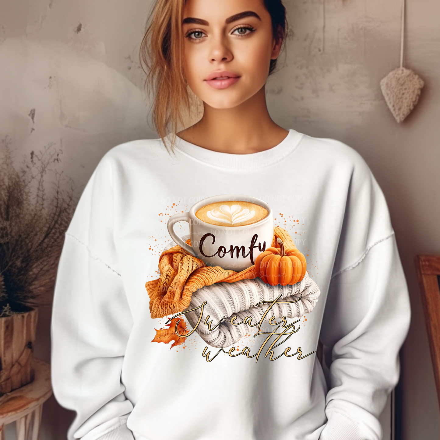 Comfy Sweater Weather DTF & Sublimation Transfer