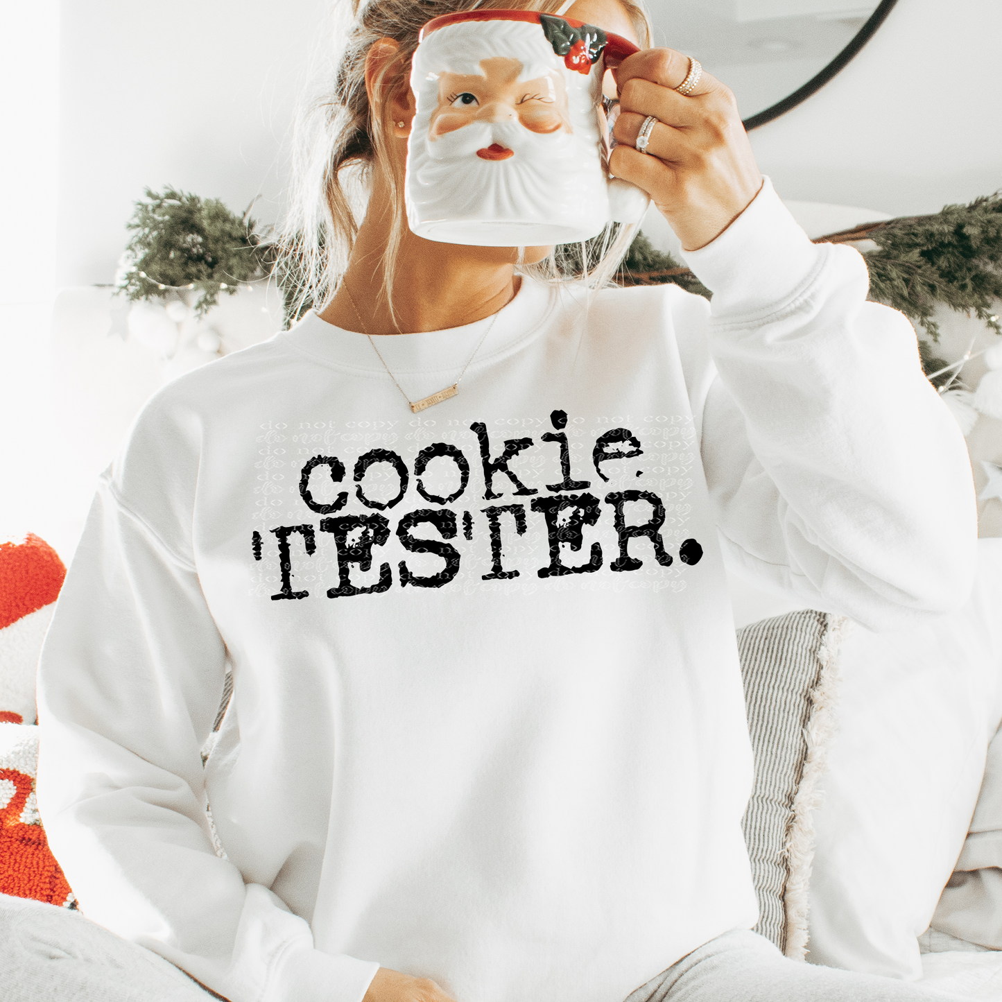 Cookie Tester Typography DTF & Sublimation Transfer