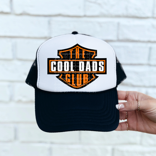 Cool Dad Club Hat (matches shirt) DTF & Sublimation Transfer