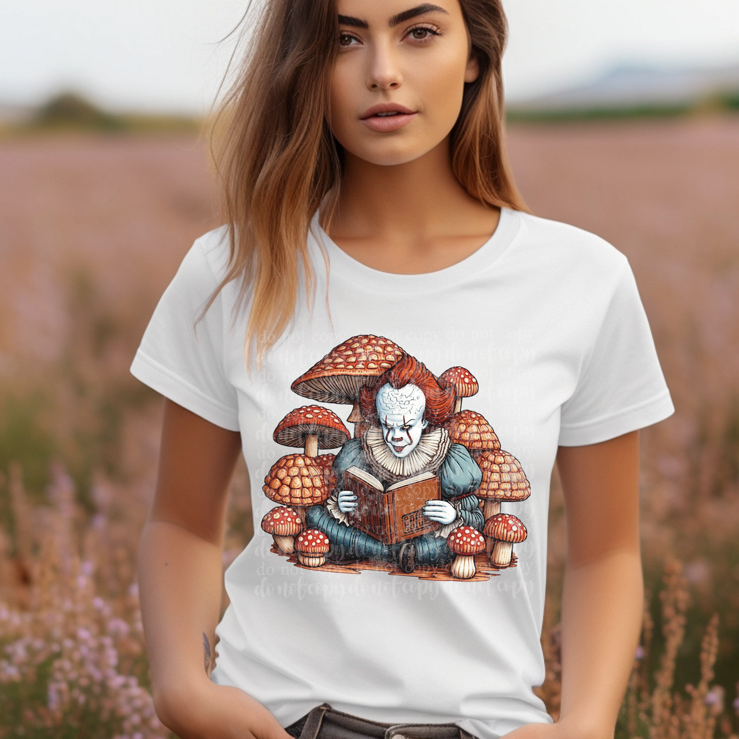 Cottage Clown DTF & Sublimation Transfer