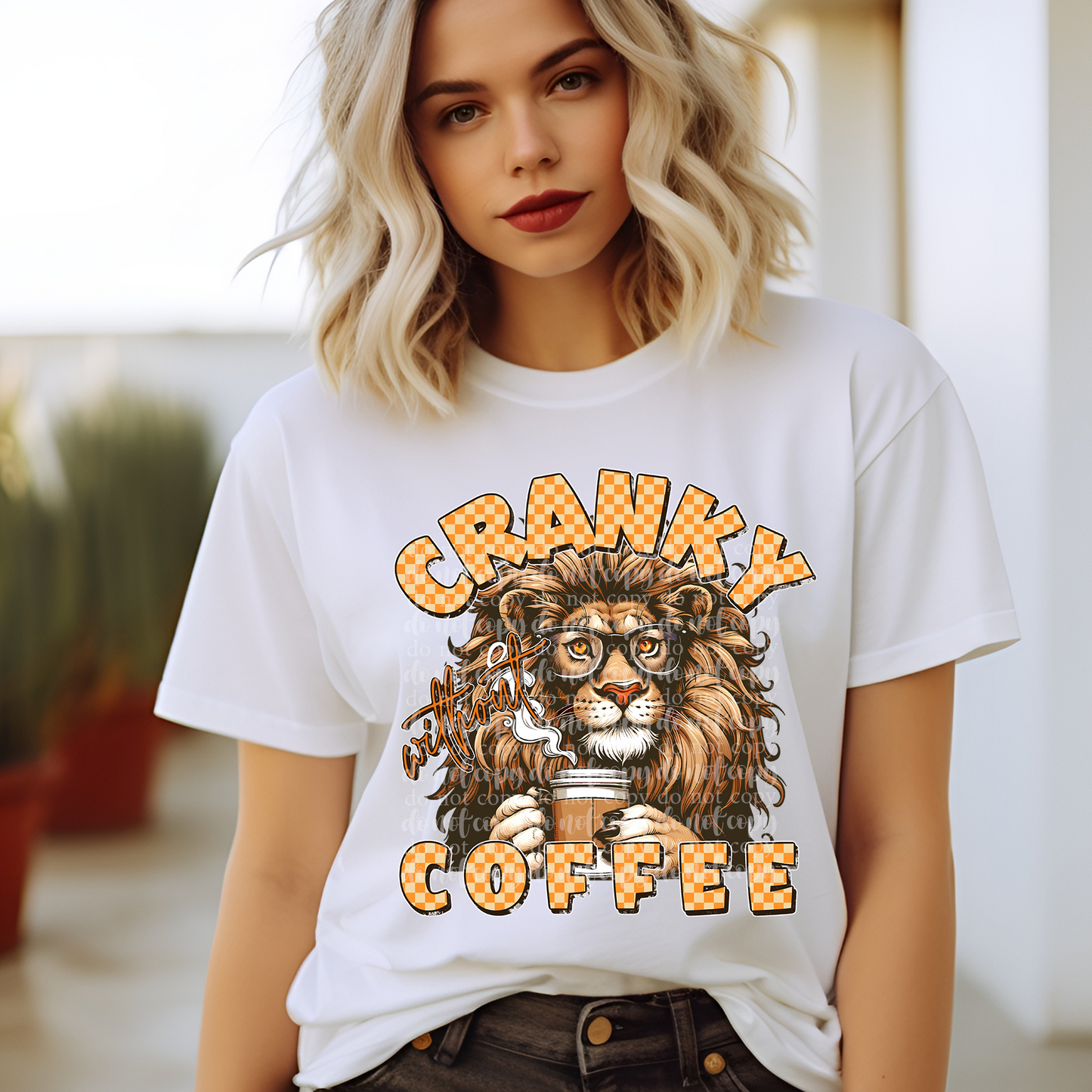 Cranky Without Coffee DTF & Sublimation Transfer