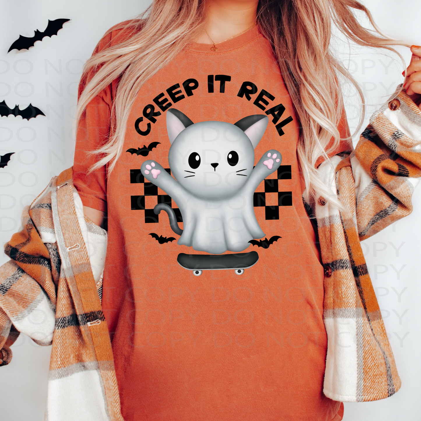 Creep it Real Cat DTF & Sublimation Transfer