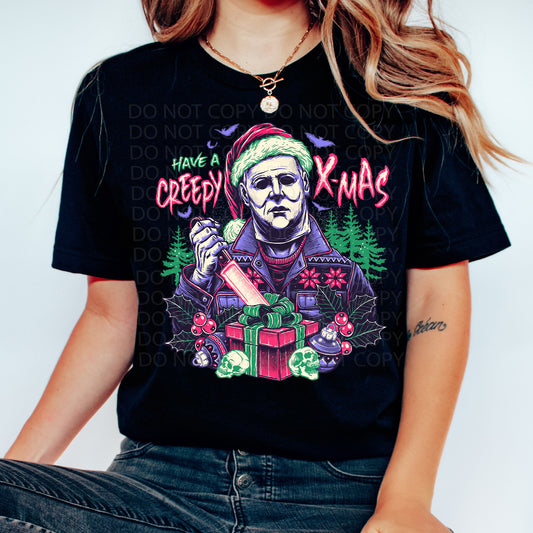 Creepy Christmas DTF & Sublimation Transfer