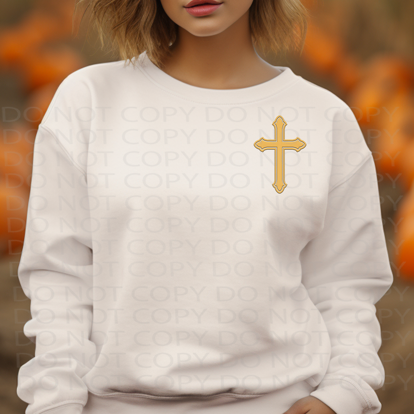 Cross **EXCLUSIVE** Faux Embroidery DTF & Sublimation Transfer