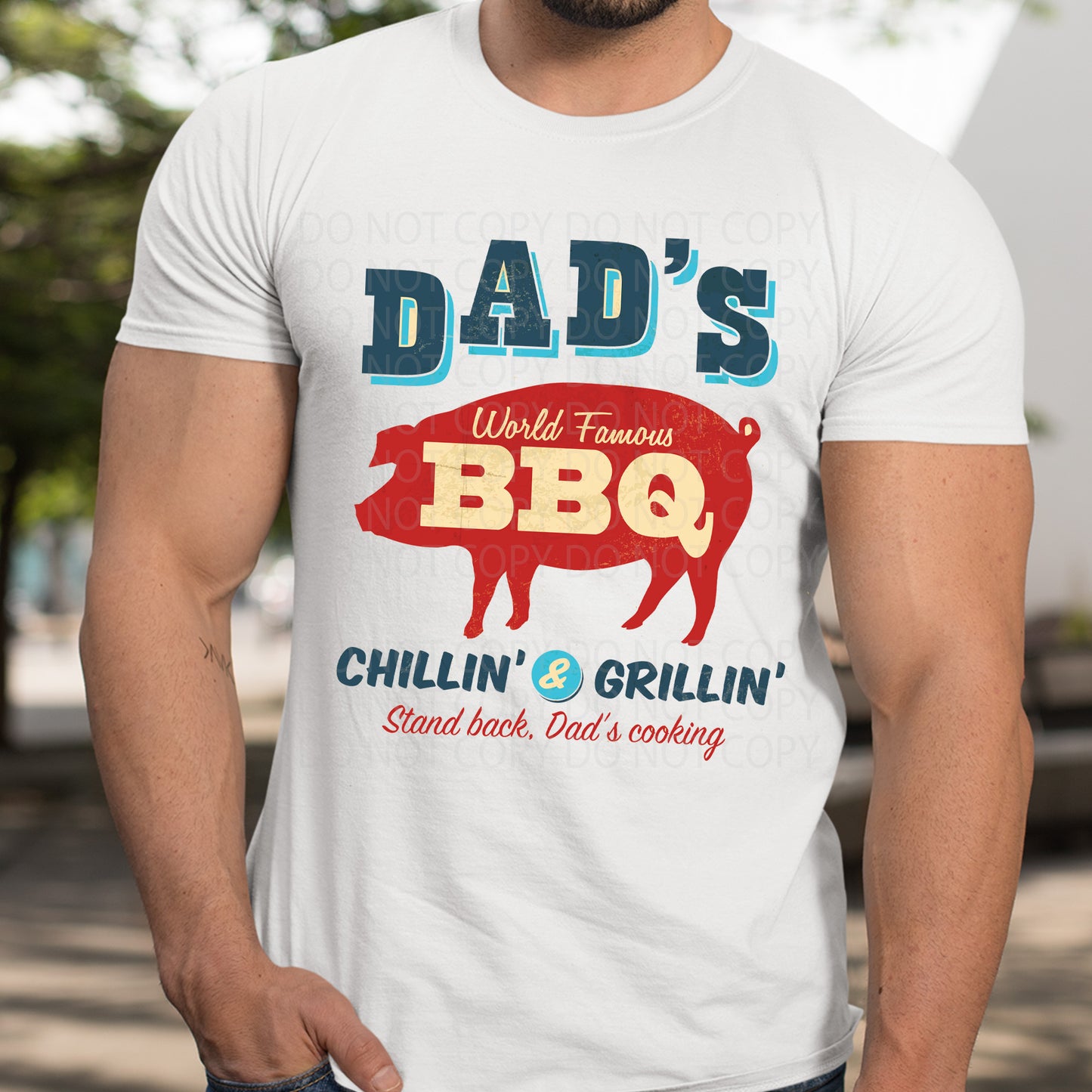 Dad's World Famous BBQ DTF & Sublimation Transfer