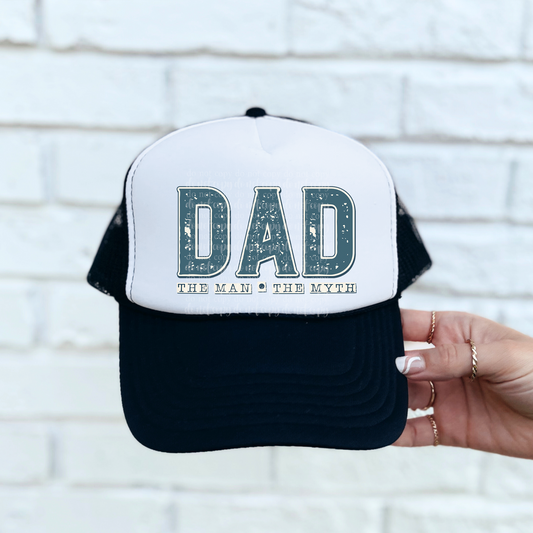 Dad Fishing Legend Hat (matches shirt) DTF & Sublimation Transfer