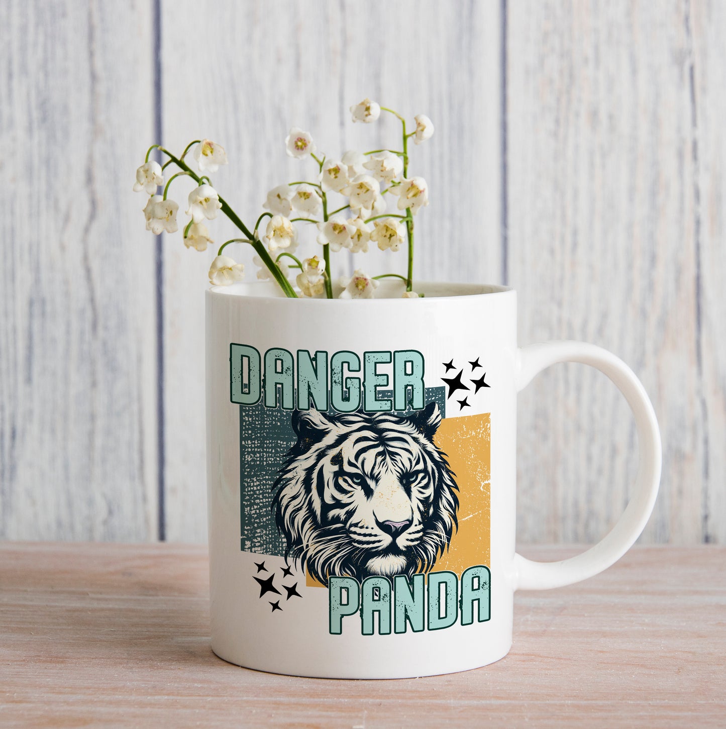 Danger Panda (matches shirt) UV DTF Transfer