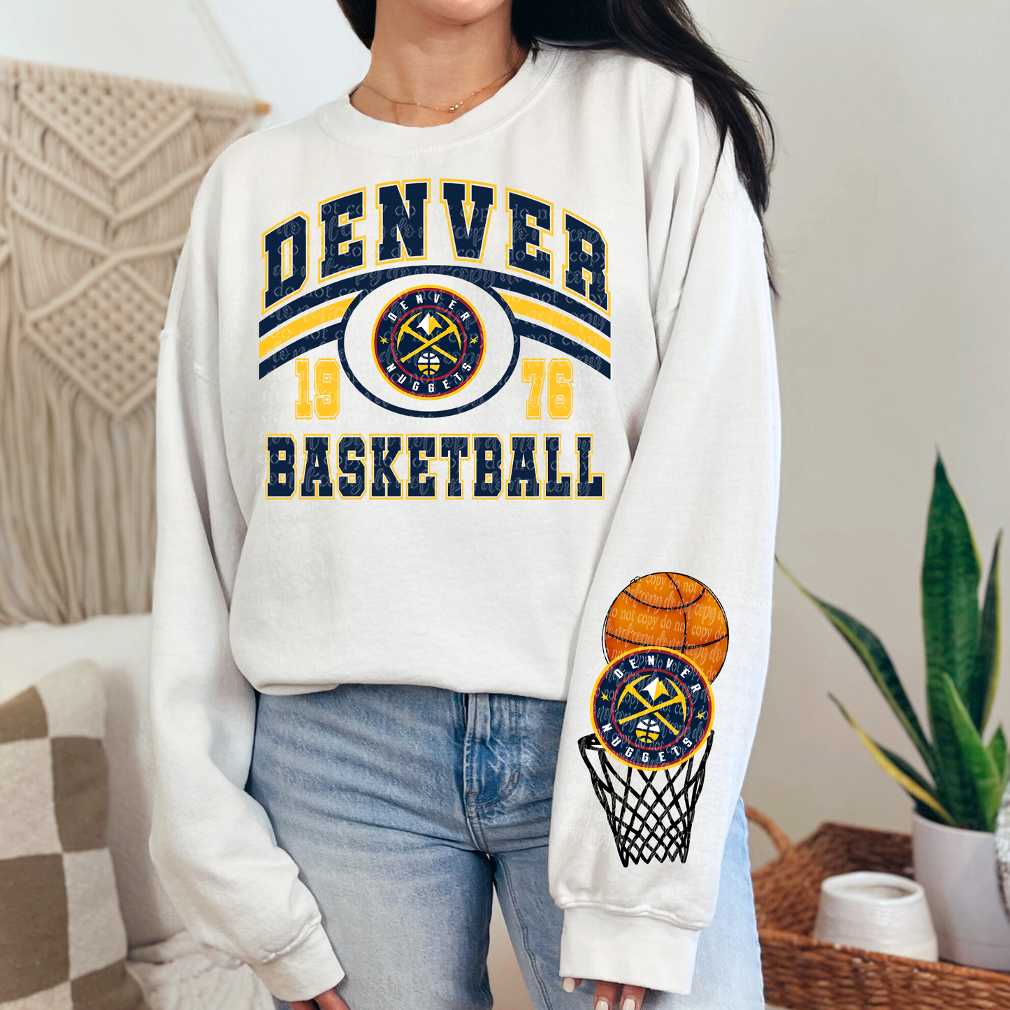 Denver B-Ball DTF & Sublimation Transfer