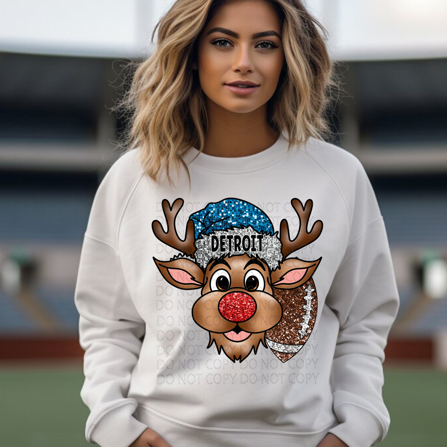 Detroit Reindeer DTF & Sublimation Transfer