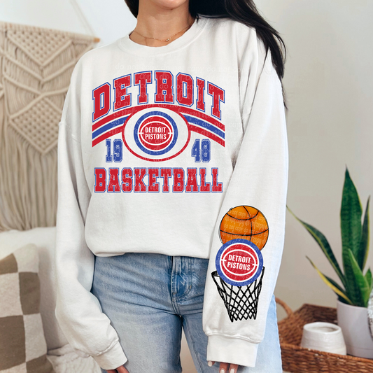 Detroit B-Ball DTF & Sublimation Transfer