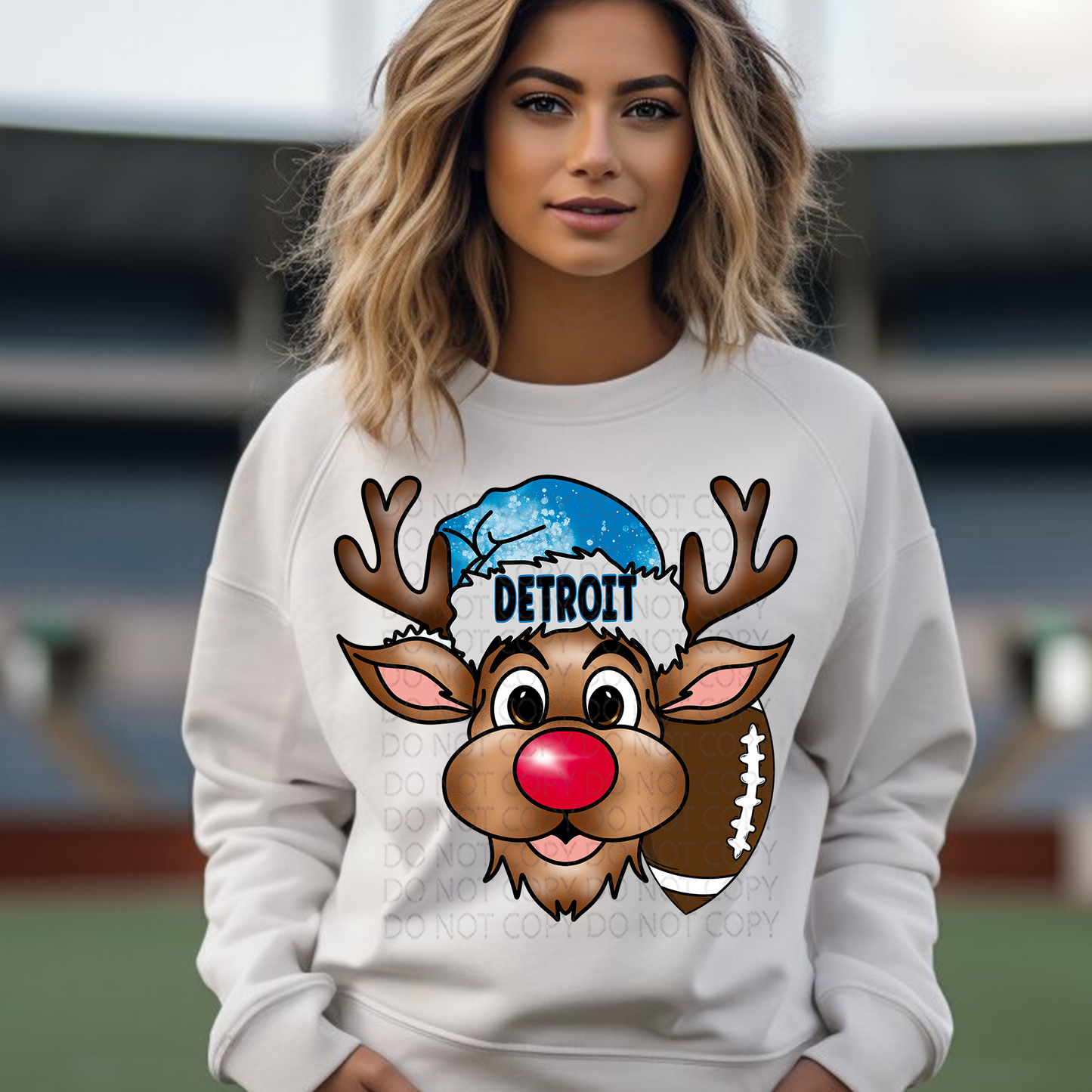 Detroit Reindeer DTF & Sublimation Transfer