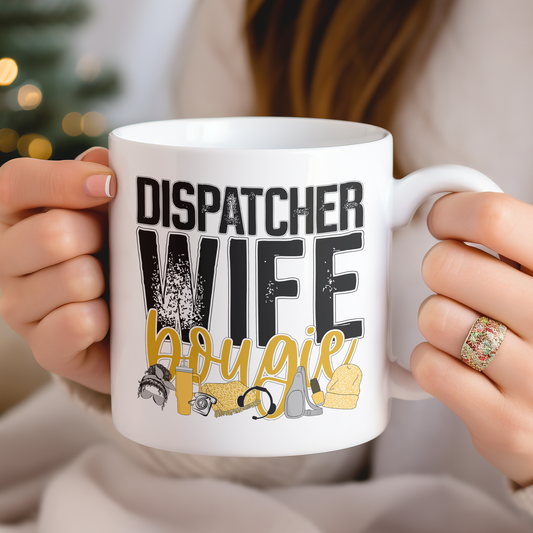 Dispatcher Wife Bougie (matches shirt) UV DTF Transfer