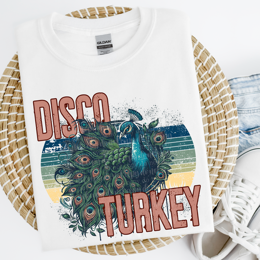 Disco Turkey DTF & Sublimation Transfer