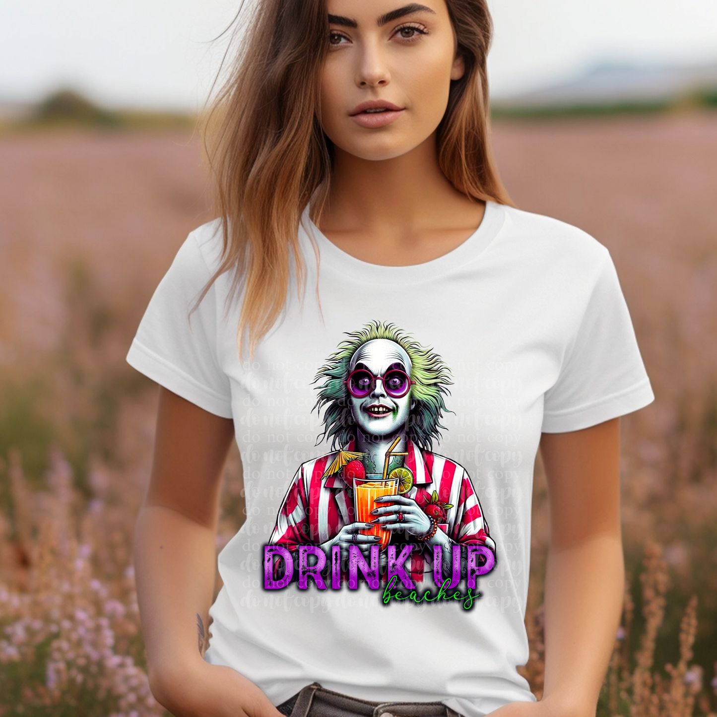 Drink up Beaches DTF & Sublimation Transfer