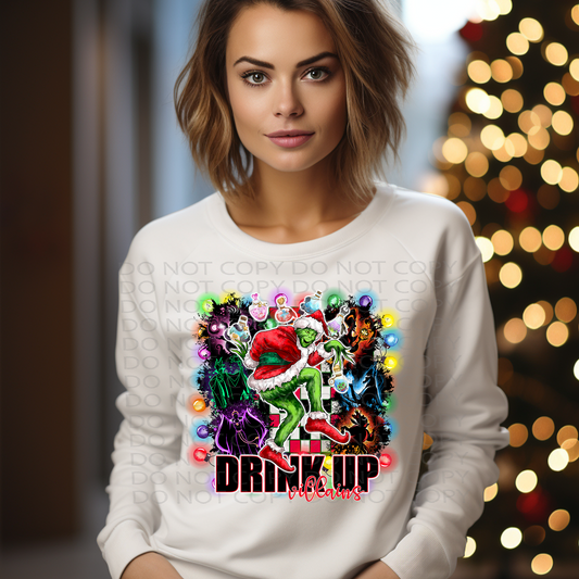 Drink Up Villains DTF & Sublimation Transfer