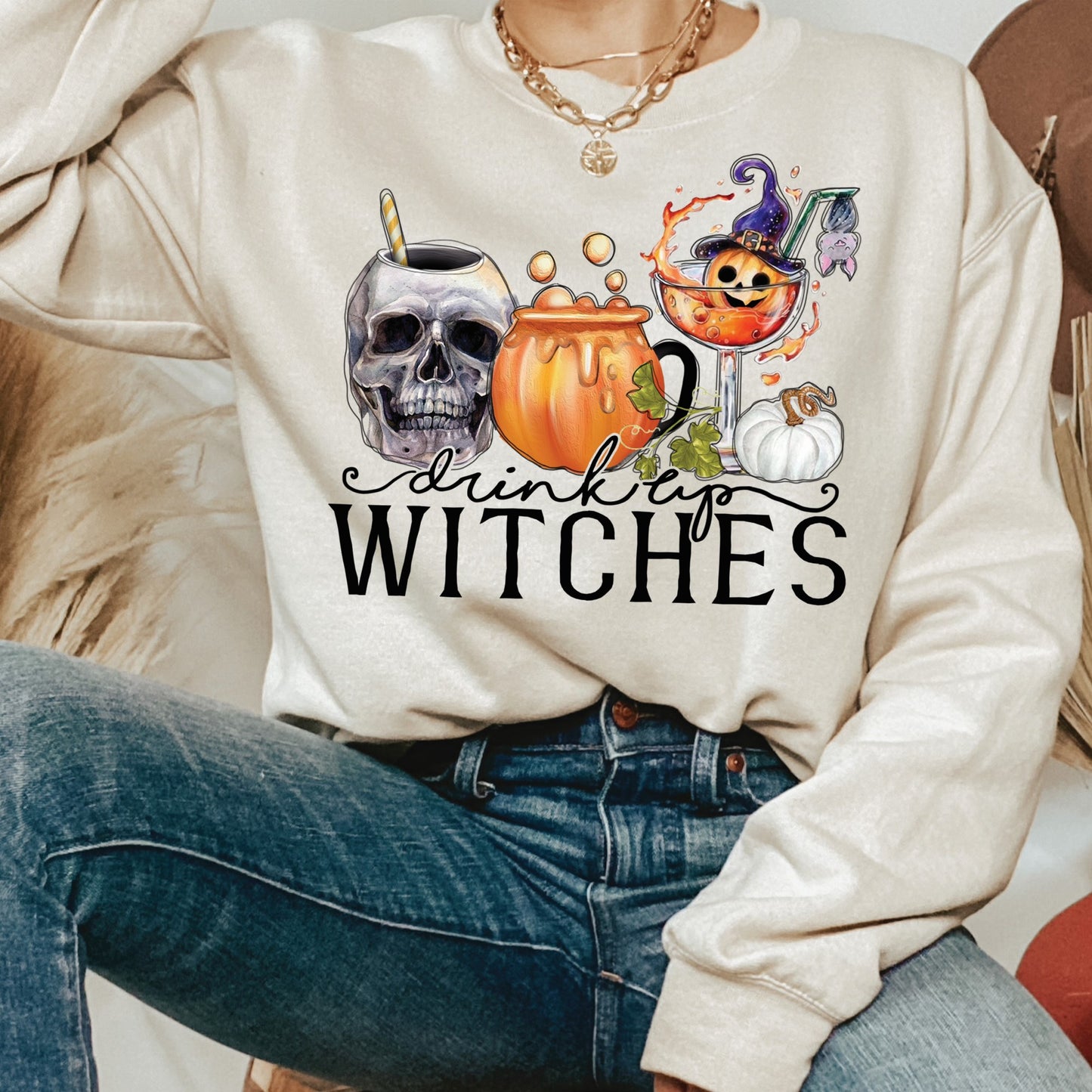 Drink Up Witches DTF & Sublimation Transfer