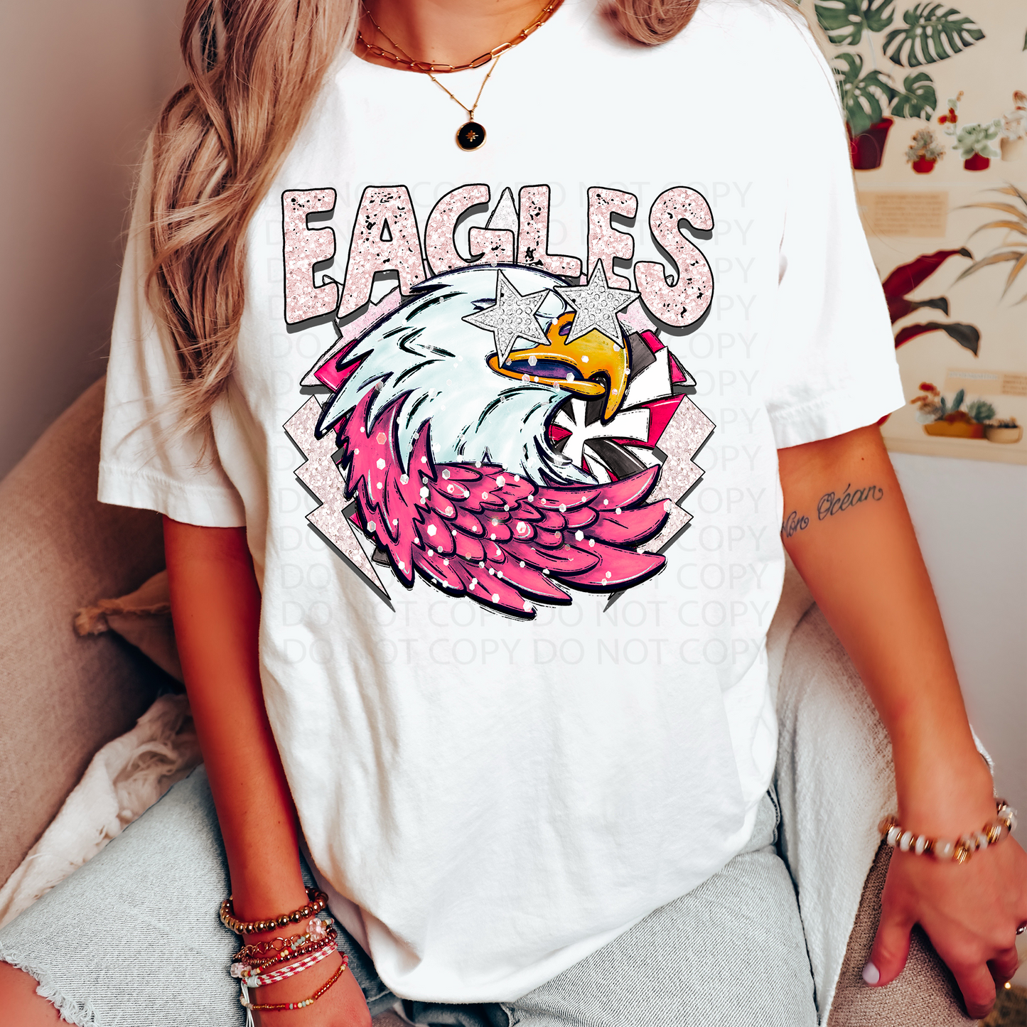 Preppy Eagles DTF & Sublimation Transfer