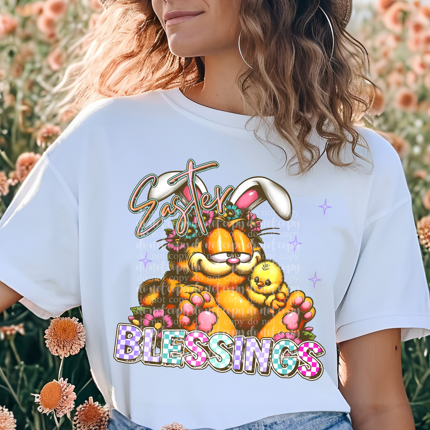 Easter Blessings DTF & Sublimation Transfer