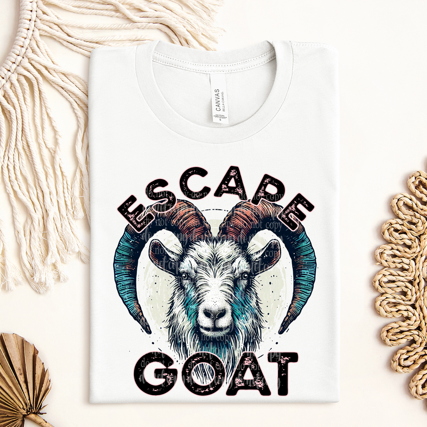 Escape Goat **EXCLUSIVE** Witty Animals DTF & Sublimation Transfer