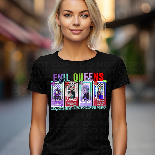 Evil Queens DTF & Sublimation Transfer