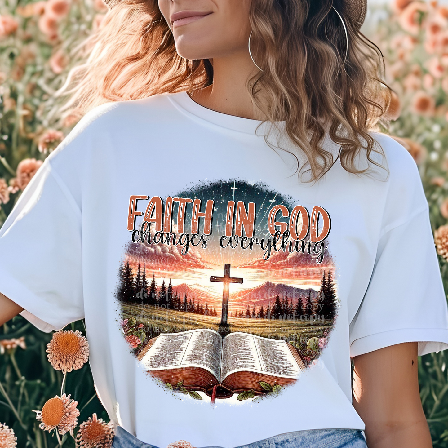 Faith in God DTF & Sublimation Transfer