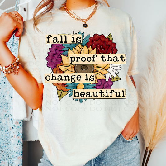 Fall Is Proof Floral DTF & Sublimation Transfer