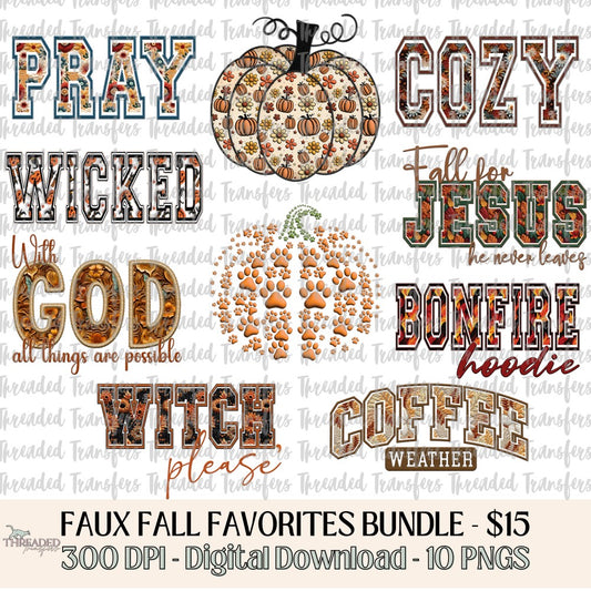 Faux Fall Favorites Design Bundle