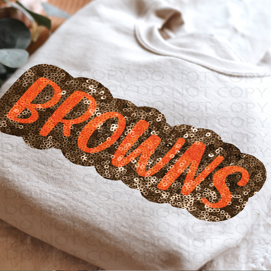 Faux Sparkles Browns  DTF & Sublimation Transfer