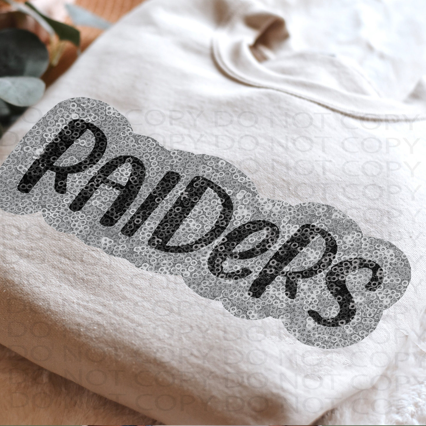 Faux Sparkles Raiders DTF & Sublimation Transfer