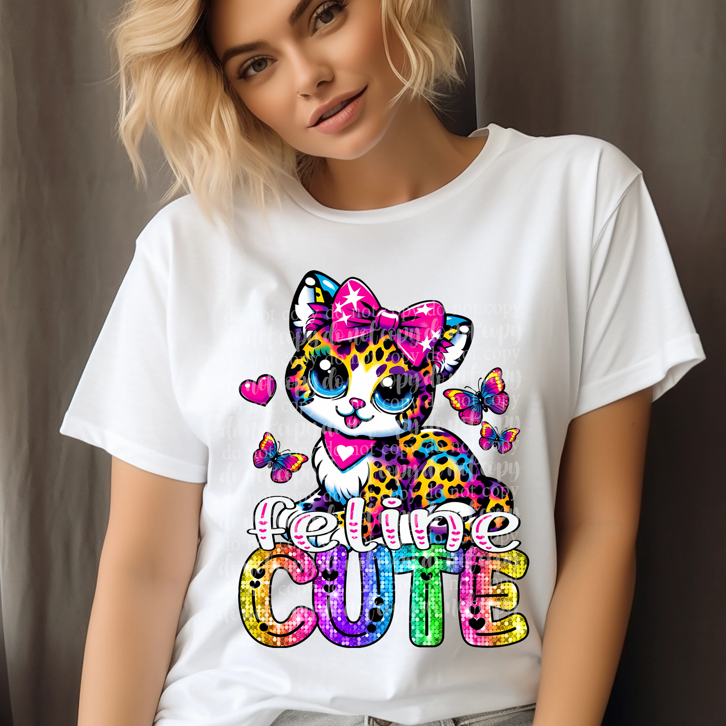 Feline Cute DTF & Sublimation Transfer