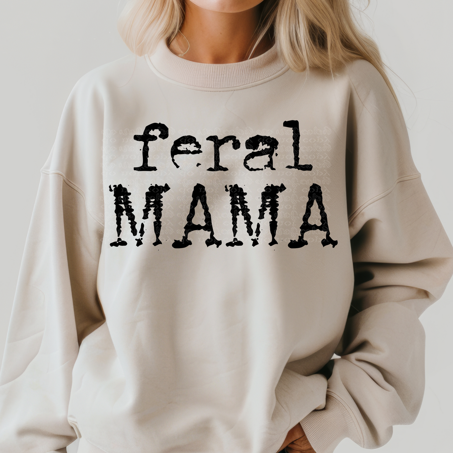 Feral Mama Typography DTF & Sublimation Transfer