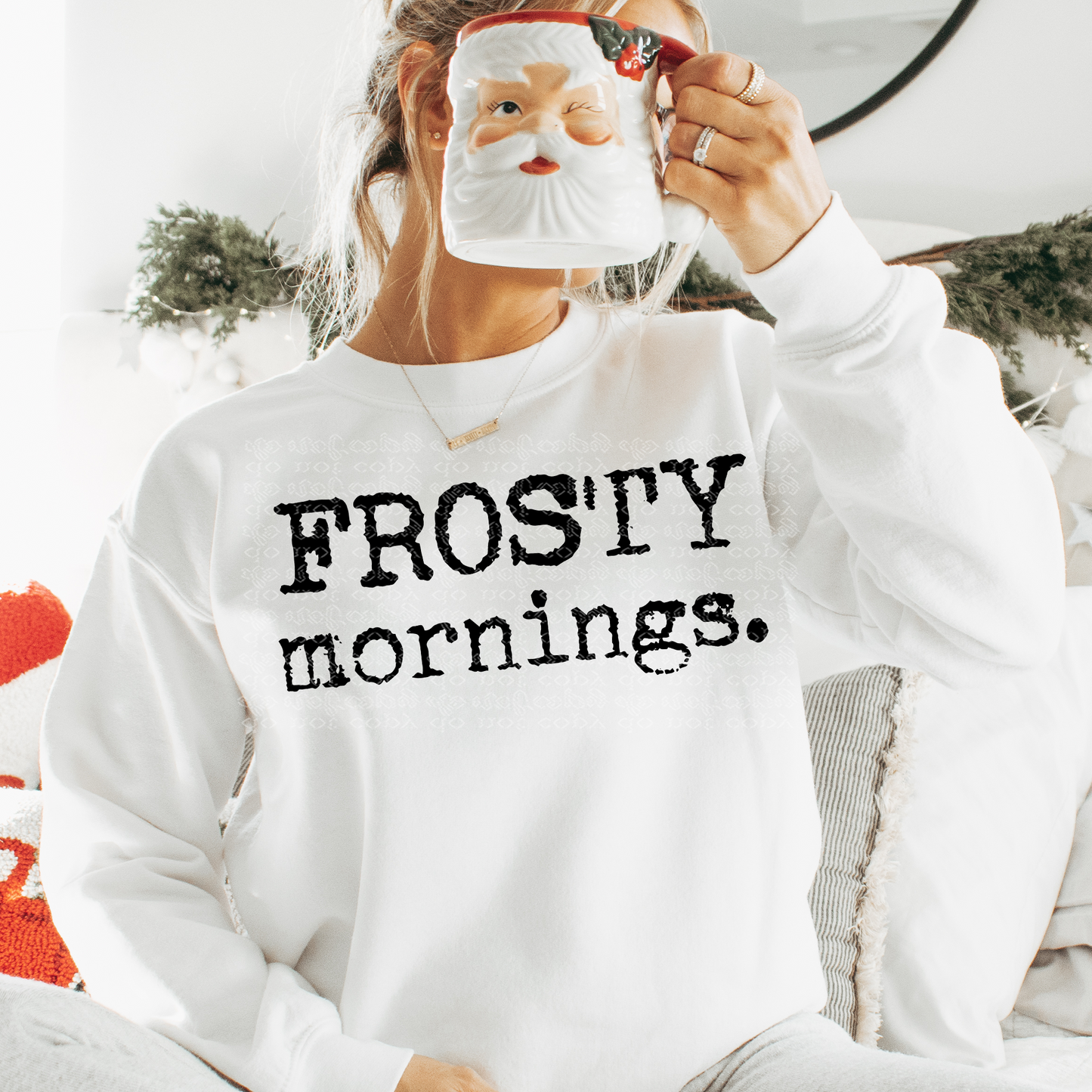 Frosty Mornings Typography DTF & Sublimation Transfer