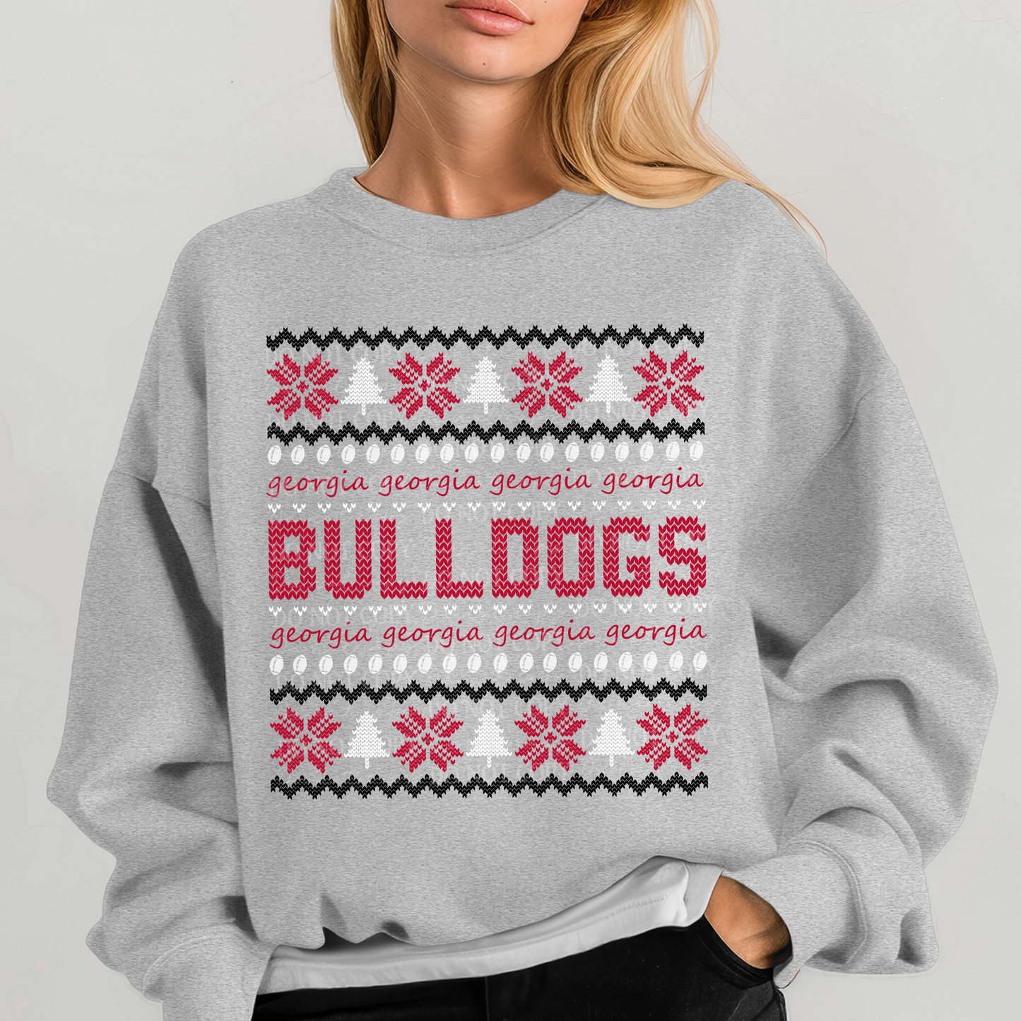 Georgia Ugly Sweater DTF & Sublimation Transfer