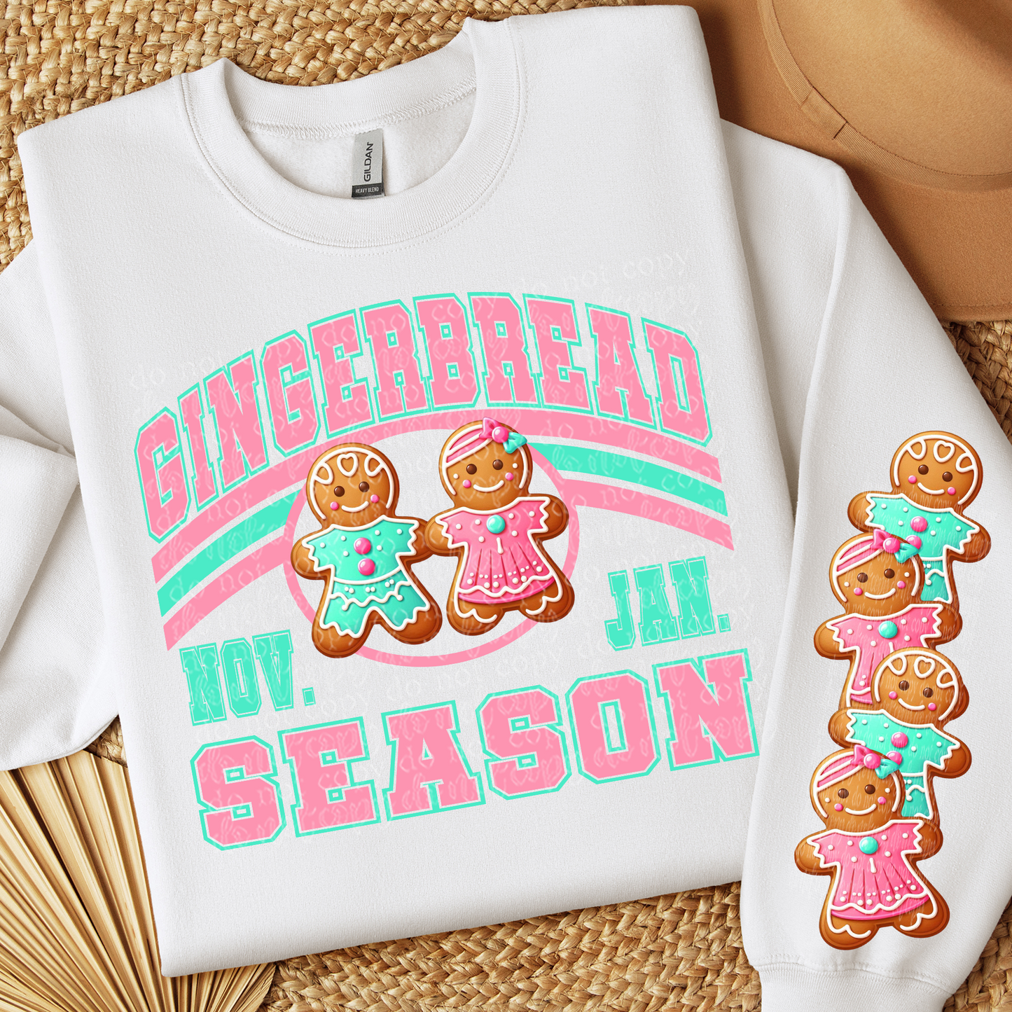 Gingerbread Season DTF & Sublimation Transfer