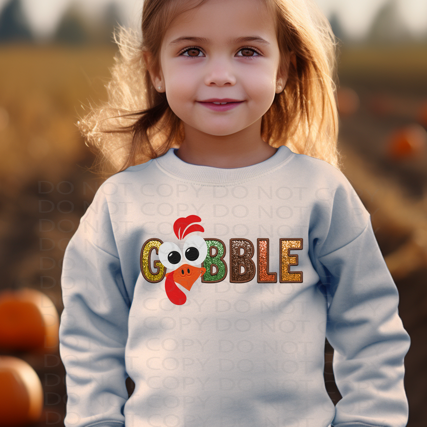 Gobble **EXCLUSIVE** Faux Embroidery and Sparkles DTF & Sublimation Transfer