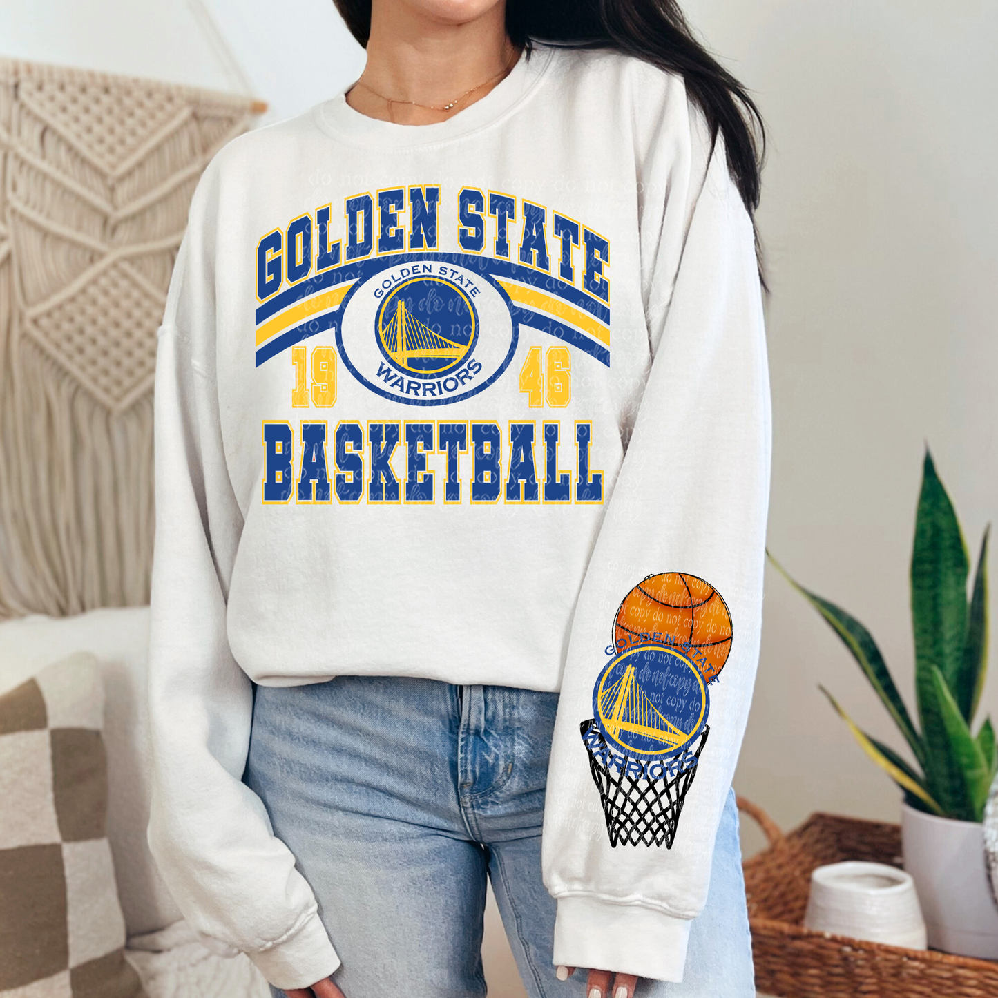 Golden State B-Ball DTF & Sublimation Transfer