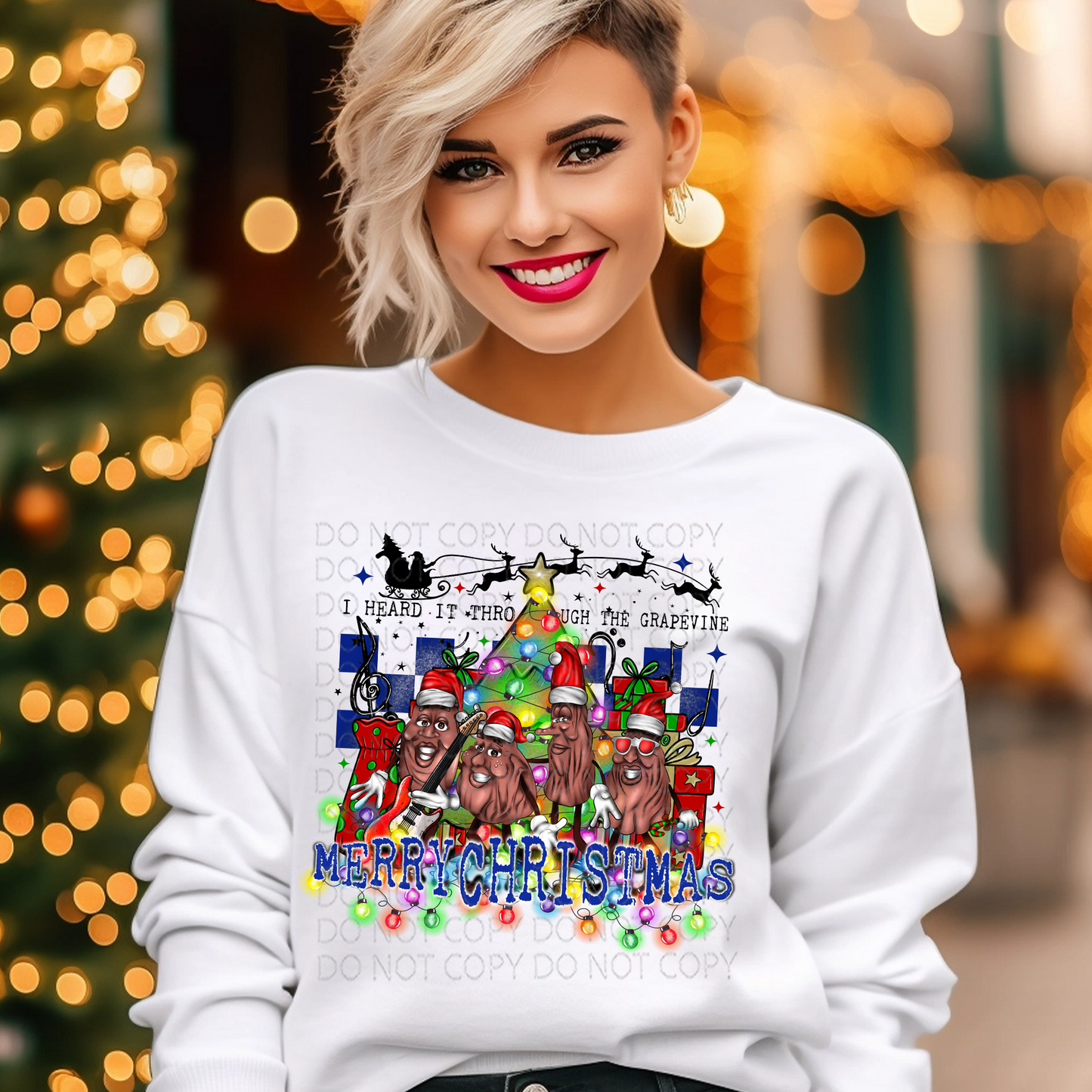 Grapevine Christmas DTF & Sublimation Transfer