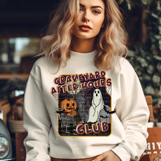 Graveyard After Hours Club DTF & Sublimation Transfer