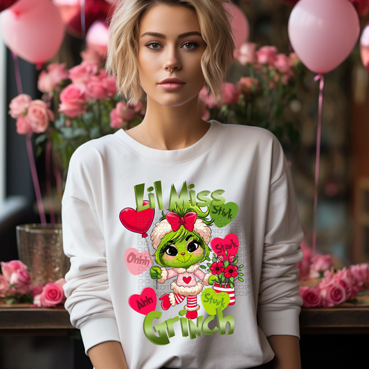 Green Girl Love DTF & Sublimation Transfer