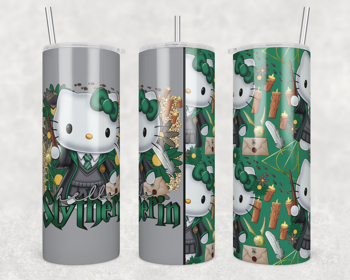 Green House Kitty (matches shirt) Transfer Tumbler Wrap 20oz (read description)