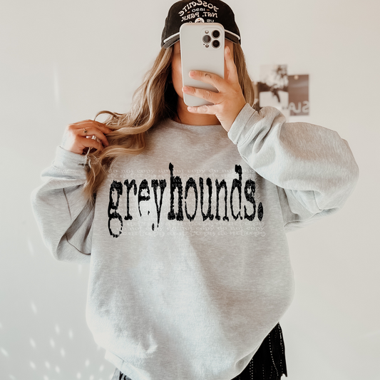 Greyhounds Typography DTF & Sublimation Transfer