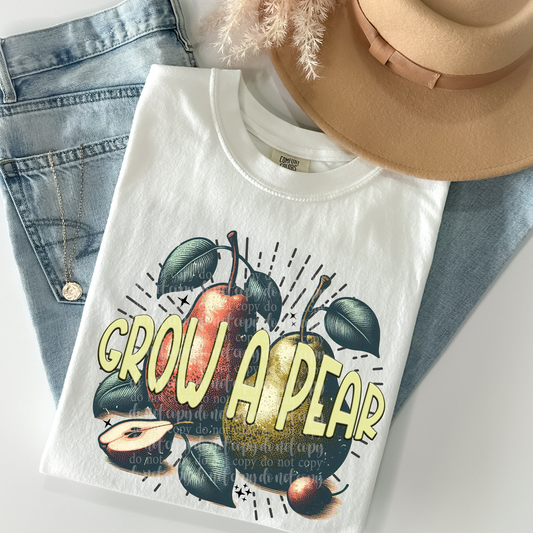 Grow a Pear DTF & Sublimation Transfer