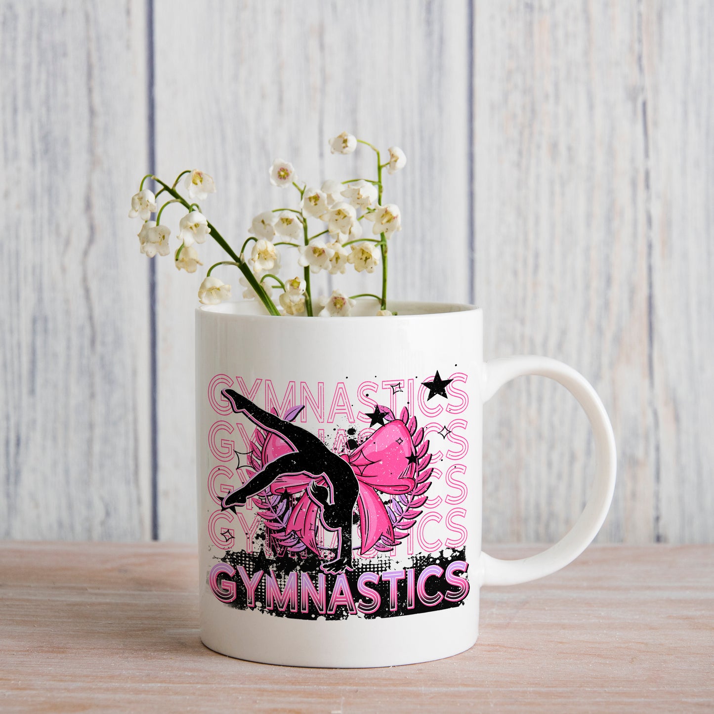 Gymnastics Stack (matches shirt) UV DTF Transfer