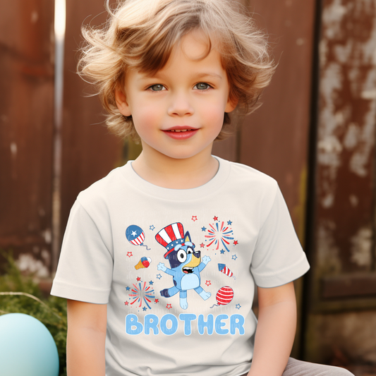 Happy 4th B Dog Brother DTF & Sublimation Transfer